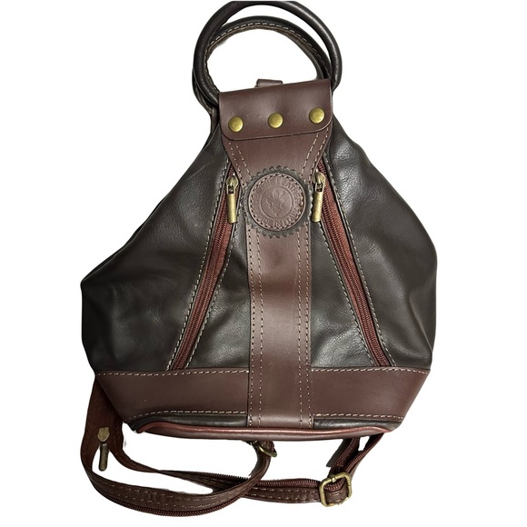 Brown Leather Women\'s Backpack main image 5